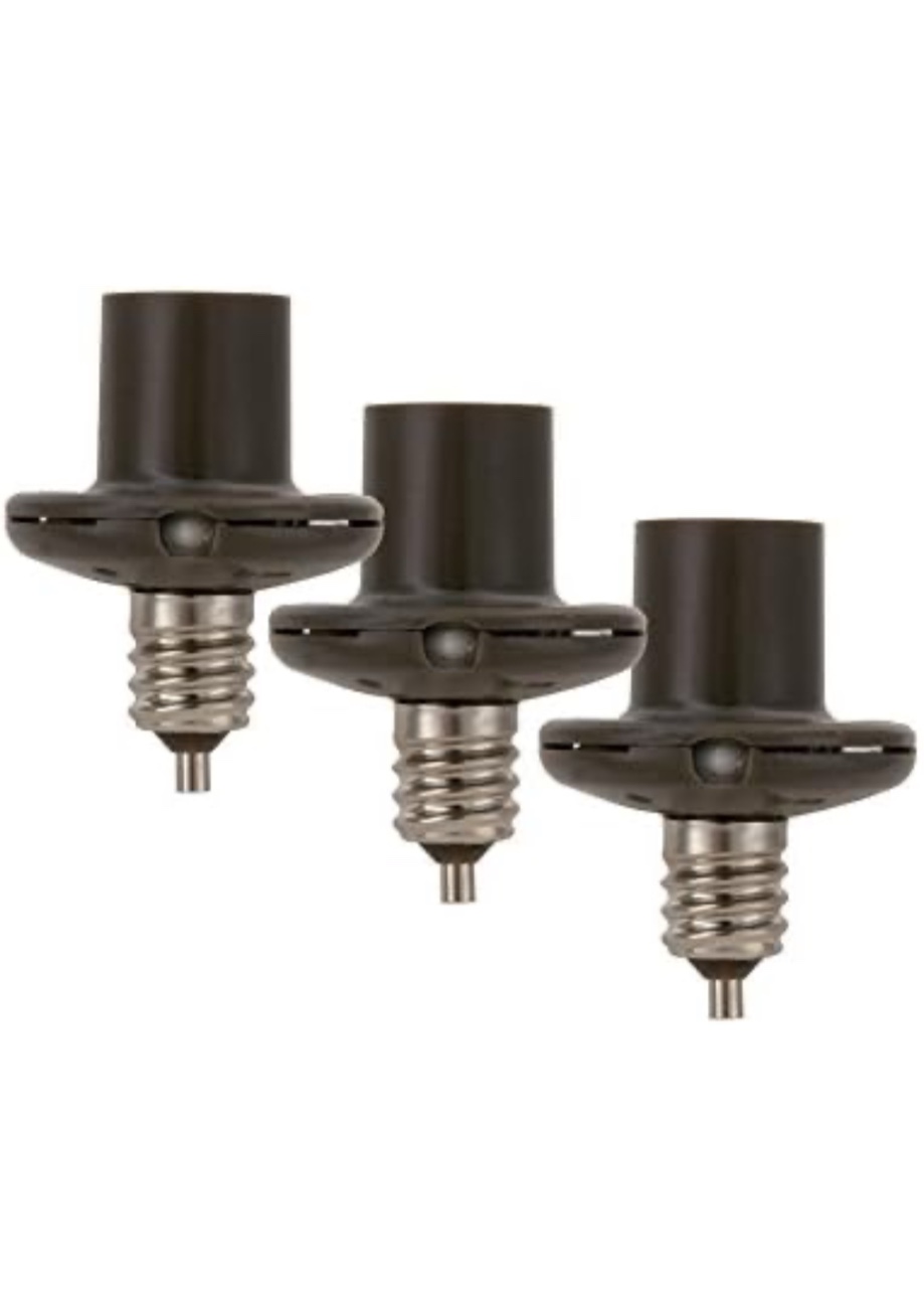 Utilitech 0302325 60W Candelabra Light Control - Gray 3-Pack