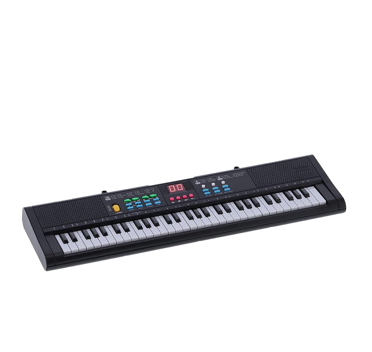 61 Keys Electric Digital Keyboard Piano Instrument, Multifunctional with Microphone, for Beginners and Music Enthusiasts(missing microphone)