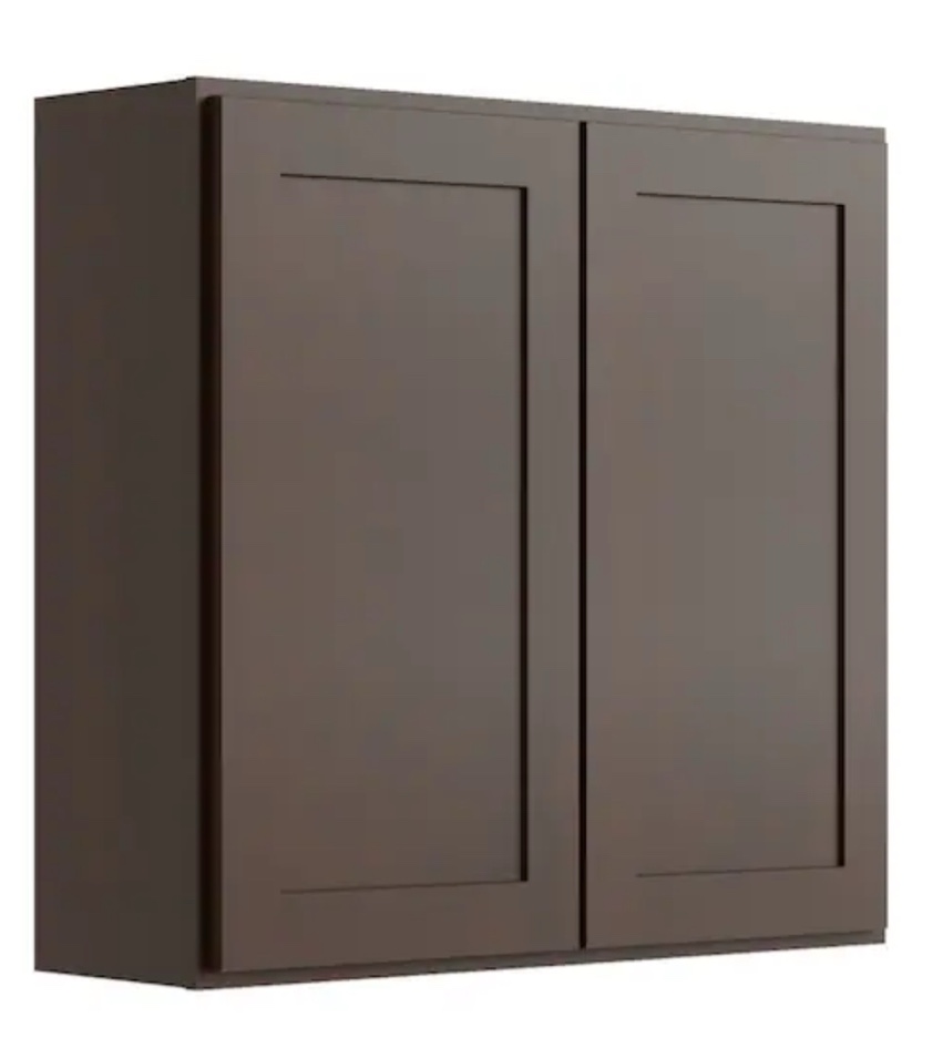 Tru Cabinetry 30" H x 33" W x 12" D Cass Maple Blackwenge Cabinet 