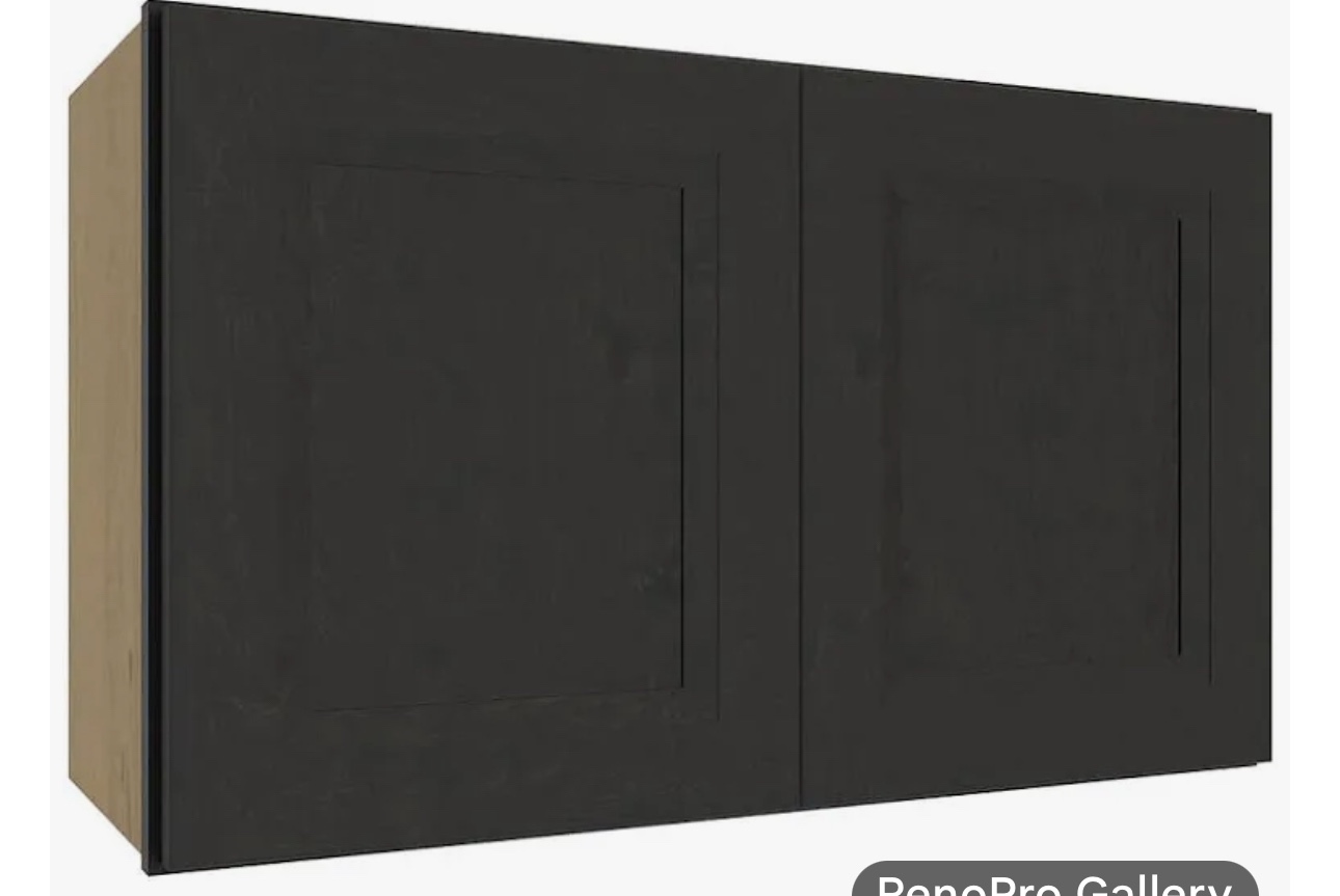 30" W x 18" H 12" D Wall Butt Door Cabinet ( Has a small chip on side)