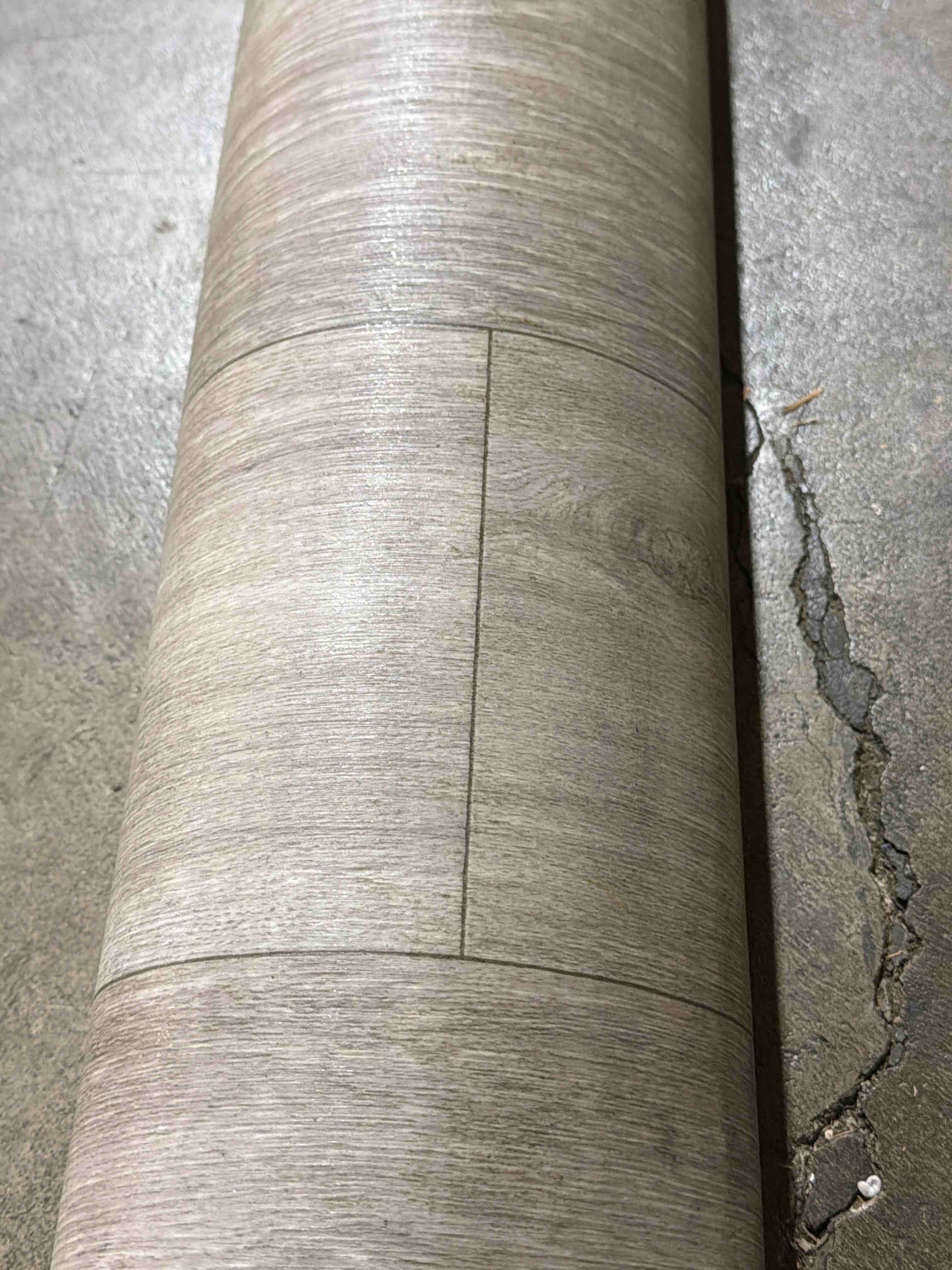 vinyl sheet remnant flooring light gray wood looking 12’ x at least 10’