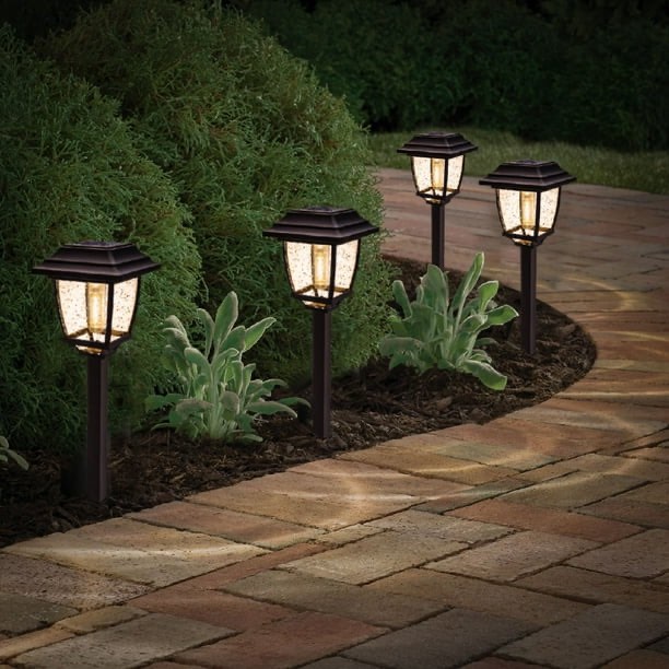 Deck Impressions San Trope Solar Path Lights, 6-Pack