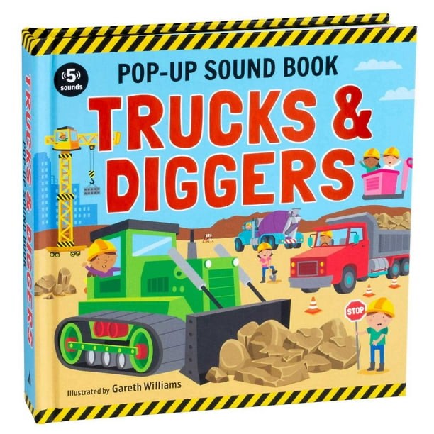Sam's Exclusive - Pop-Up Sound Book: Trucks & Diggers, Board Book