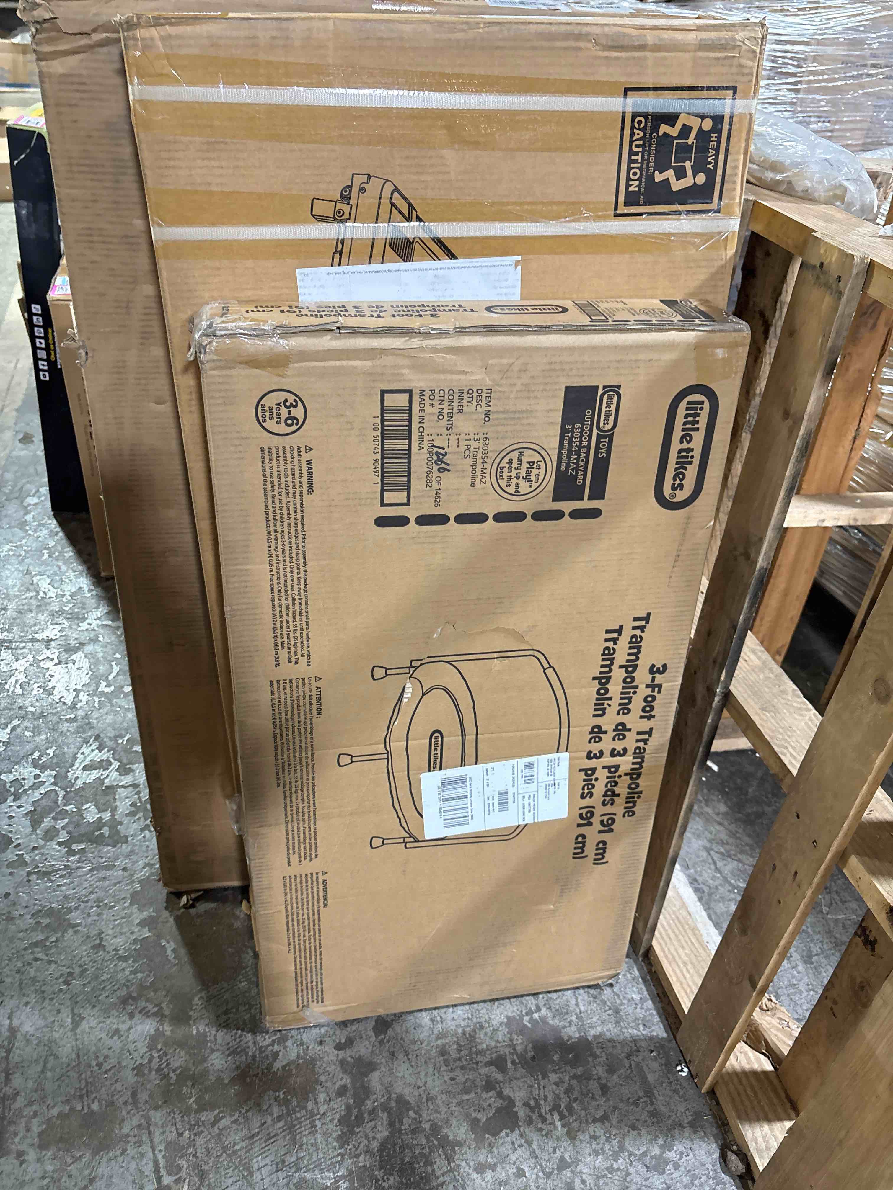 Condition photo showing Good Condition for Little Tikes 3  Trampoline