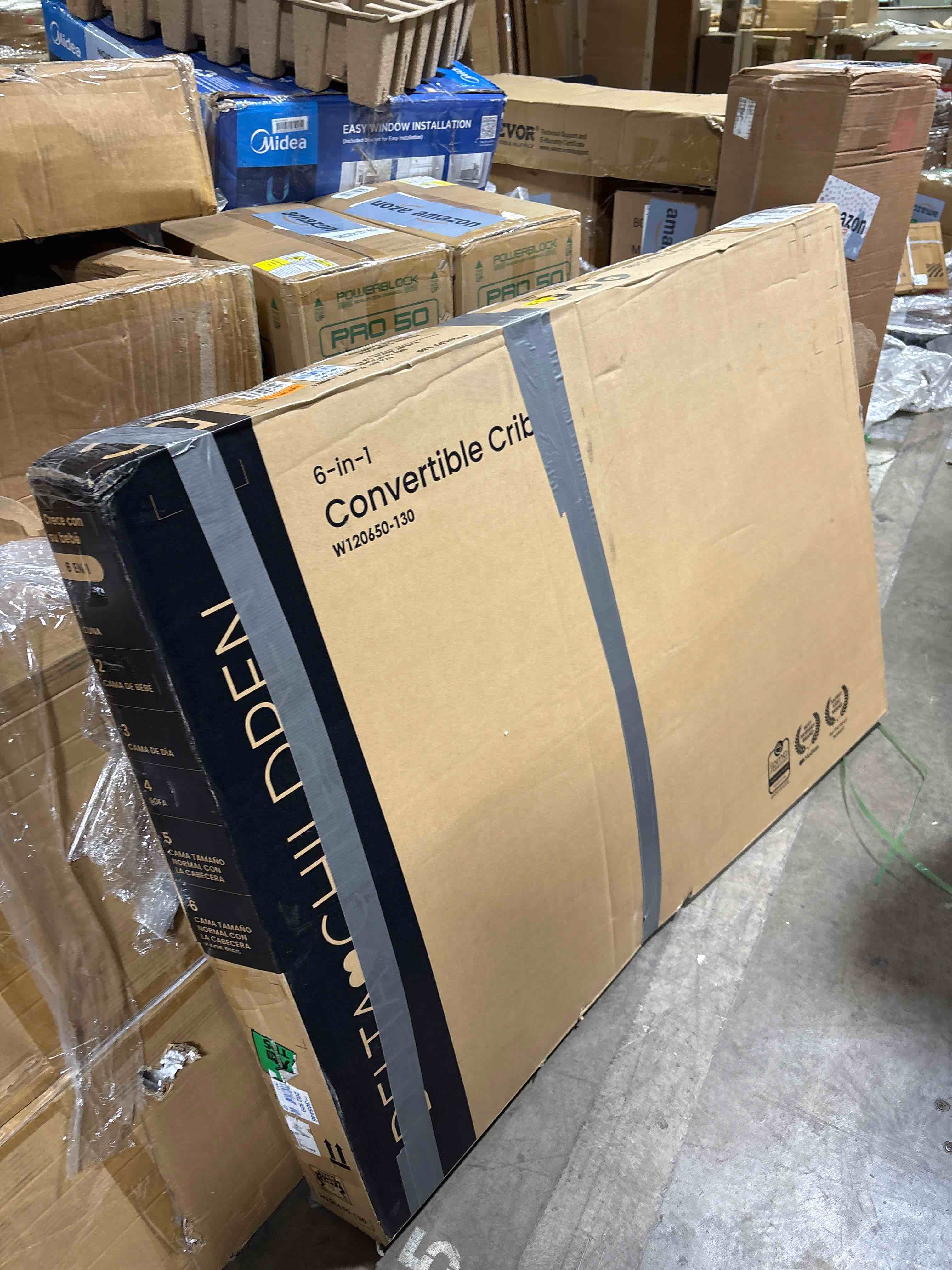 Condition photo showing Good Condition for Delta Children Perry 6-in-1 Convertible Crib - Greenguard Gold Certified - Bianca White