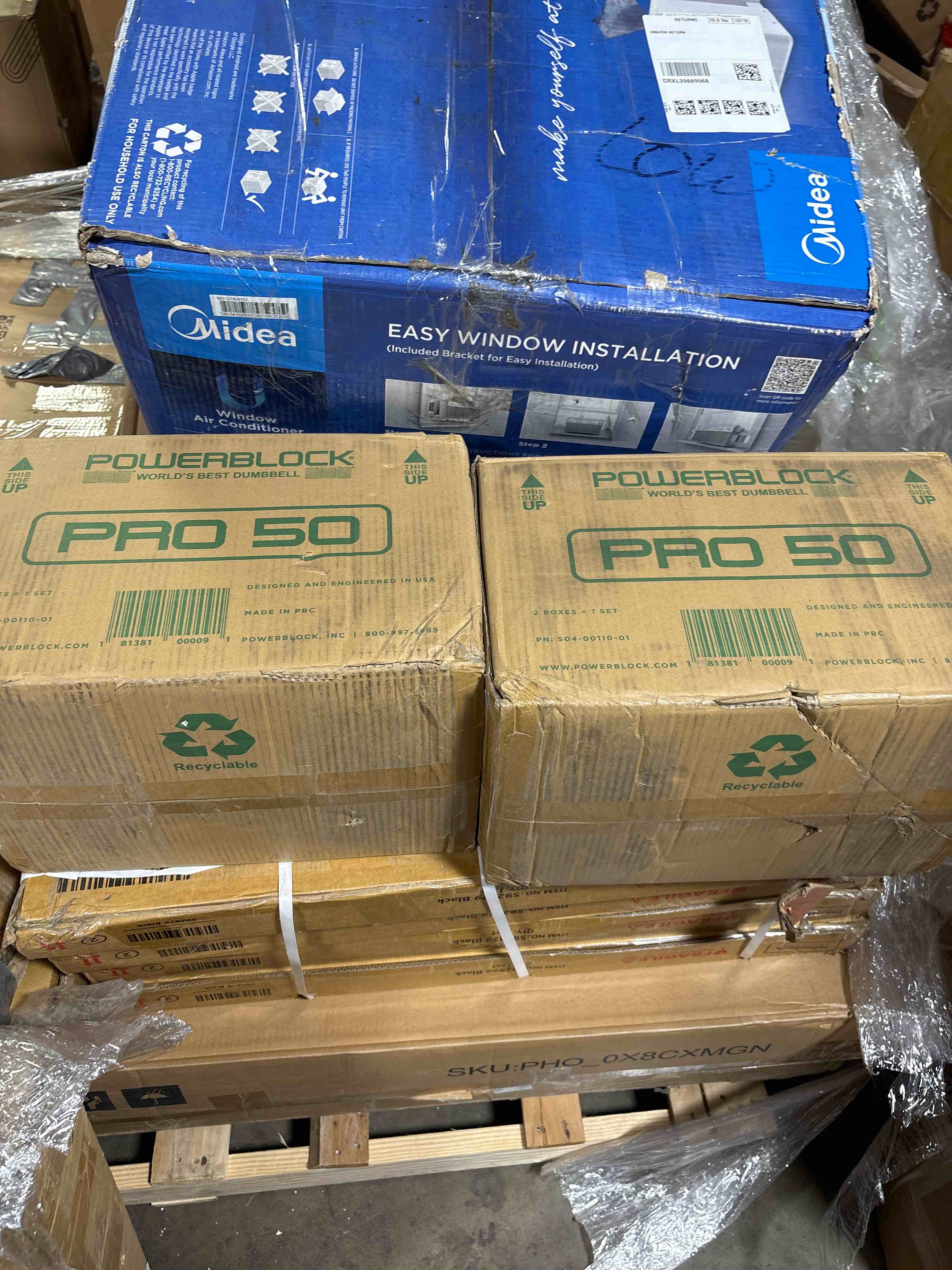 Condition photo showing New/Like New for PowerBlock Pro 50 Adjustable Dumbbells, Sold in Pairs, 5-50 lb. Dumbbells, Durable Steel Build, Innovative Workout Equipment, All-in-One Dumbbells