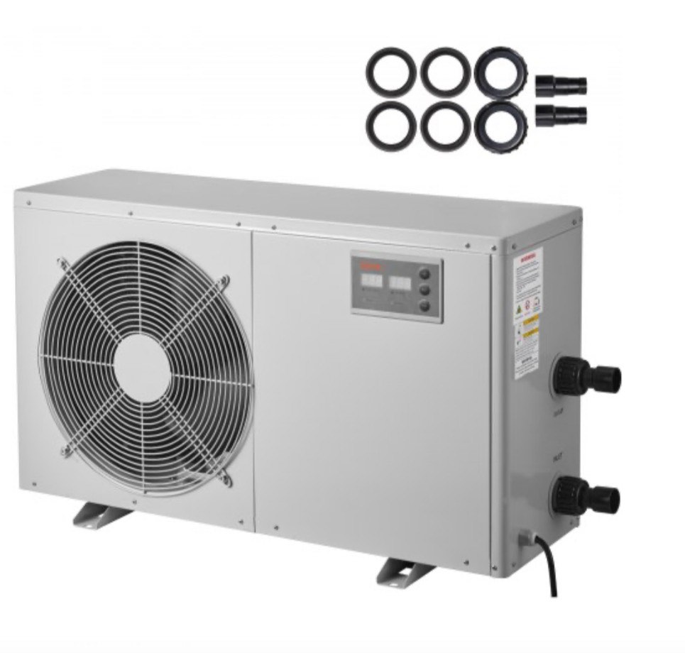 VEVOR Aquarium Chiller 500 Gallon, 1-1/2 HP Water Chiller for Hydroponics, Fast Cooling for Fish Tank,Axolotl,Coral Reef,Quiet Refrigeration Compressor, Titanium Evaporator,Complete Fittings