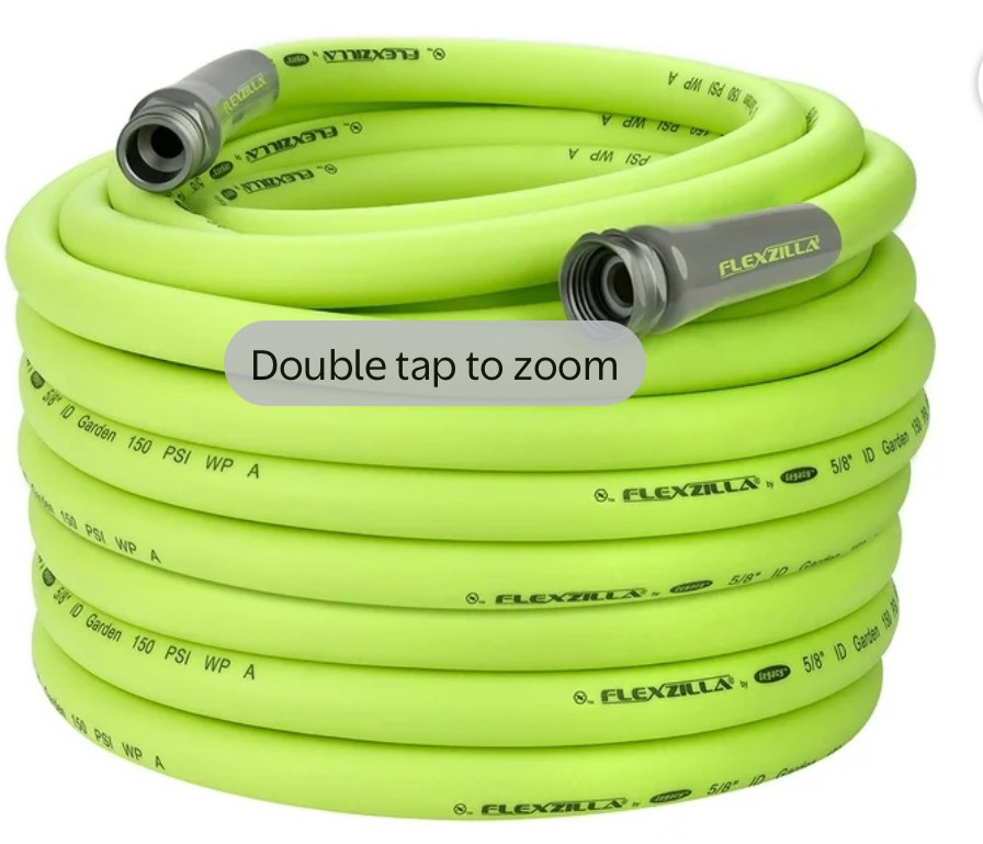 Flexzilla® Garden Hose, 3/4" x 100', Flexible Hybrid Polymer, ZillaGreen ( USED)