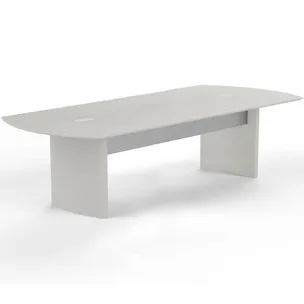 (Table top only) medina curved end conference table sea salt