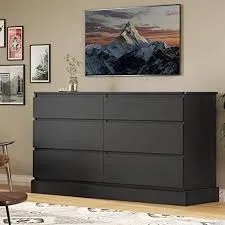 6 Drawer Double Dresser