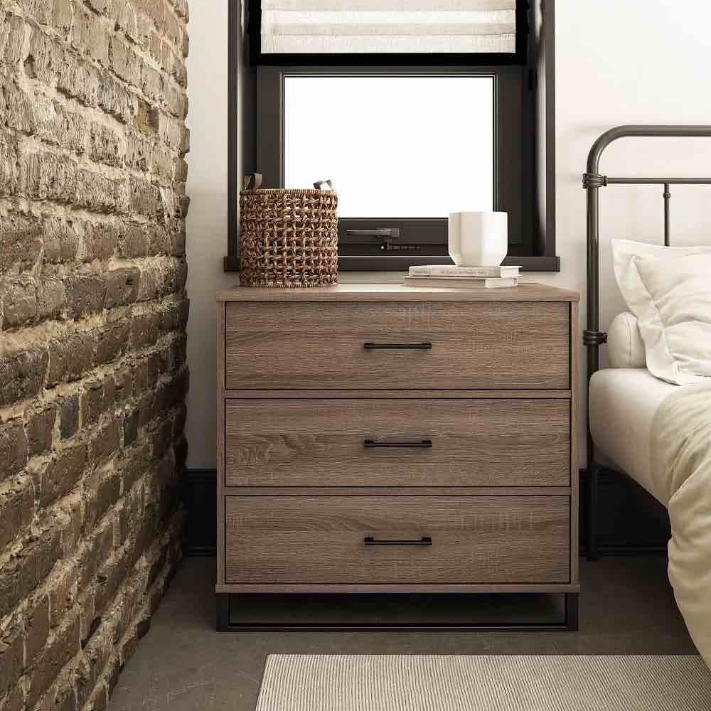 Room Essentials Mixed Material 3 Drawer Dresser 