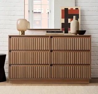 Dejesus 6-Drawer Dresser 47"W Double Dresser 