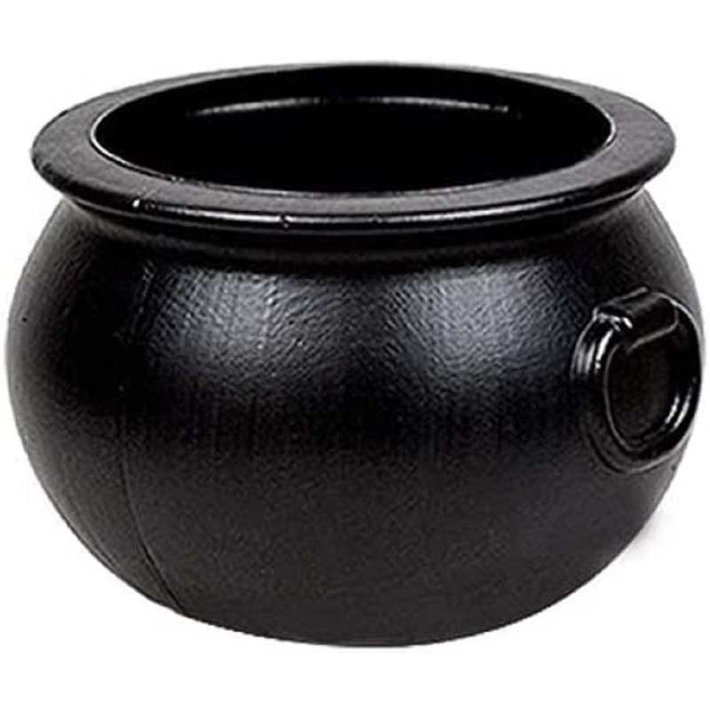 PMU Halloween Cauldron Plastic Bucket, Halloween Party Favors & Su