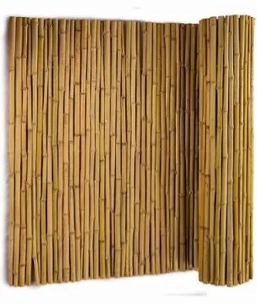 6ft * 8ft Natural Bamboo Cane Fence for Garden Balcony Decoration
