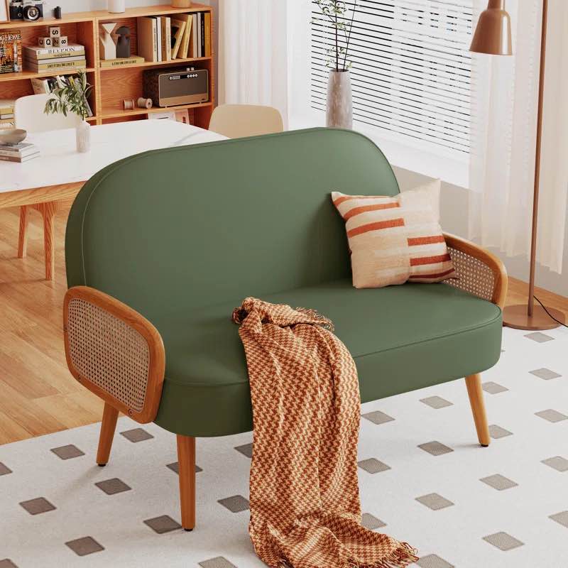Aydeliz 41.3'' Round Arm Loveseat