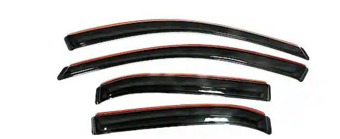 Ventvisor Window Visors: In-Channel Mount, Smoke, Front And Rear, 4 Pc