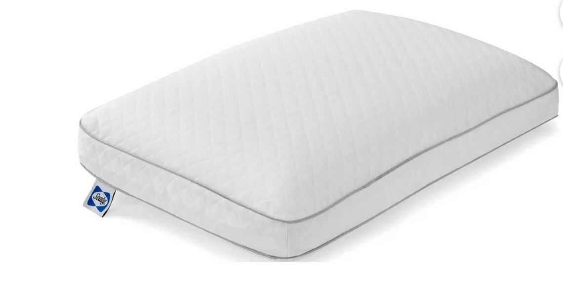 Sealy Essentials Memory Foam Bed Pillow, Standard, Adult