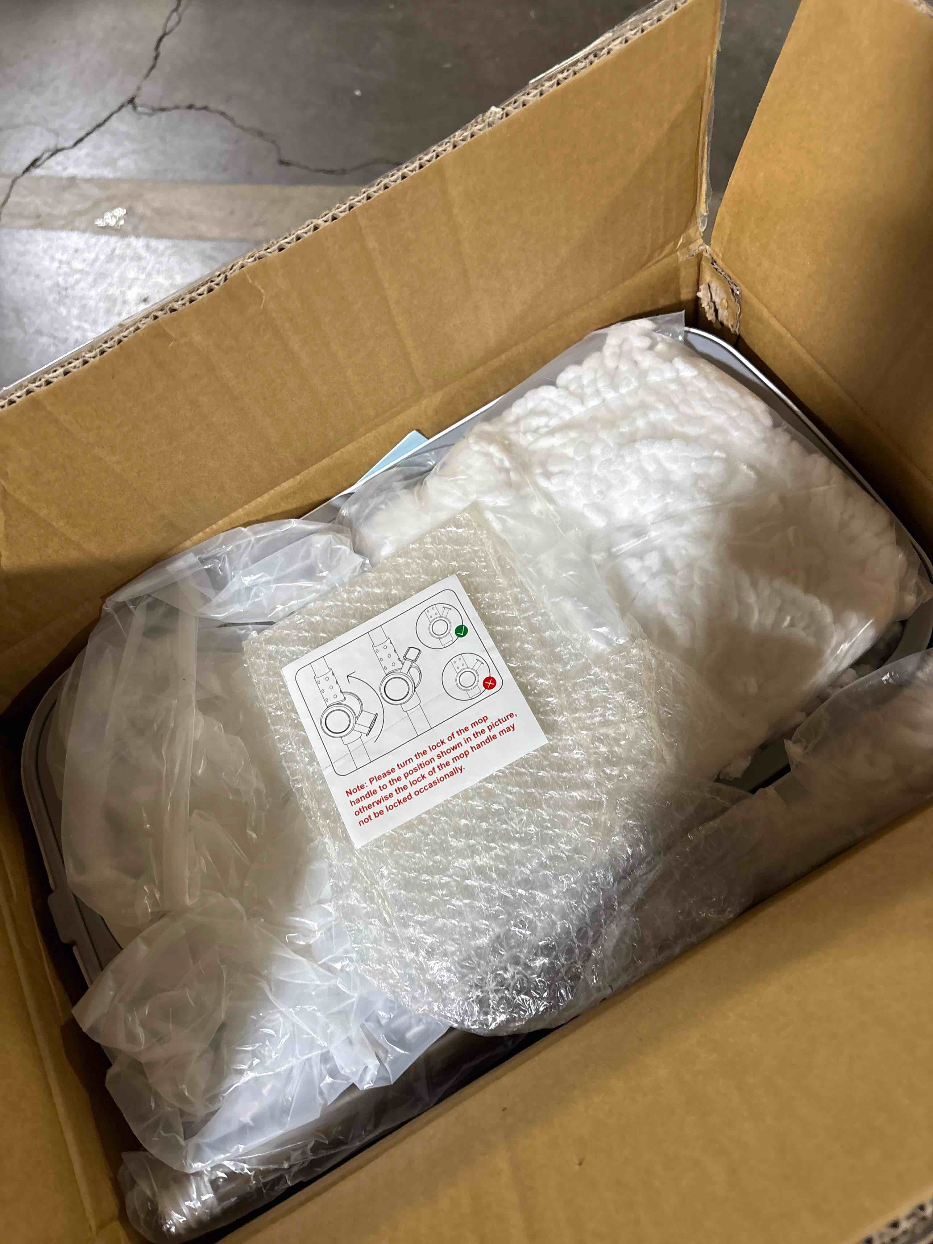 Condition photo showing Good Condition for Spin Mop Bucket Deluxe 360 Spinning Floor Cleaning System with 6 Microfiber Replacement Head Refills,62" Extended Handle,4X Wheel for Home Cleaning