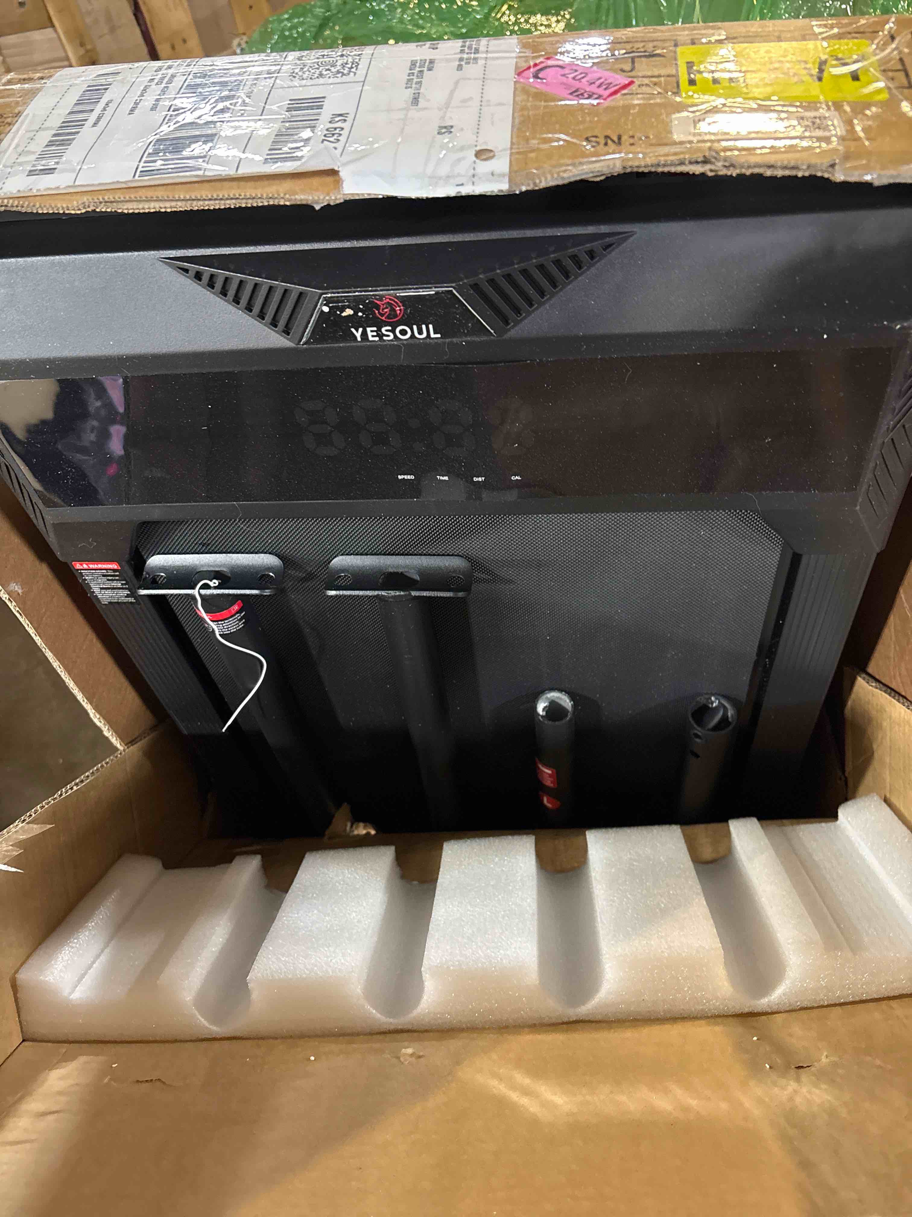 Condition photo showing Good Condition for Yesoul Walking Treadmill for Seniors with Long Handrails – 4 Major Safety Protections, Emergency Stop Button, Treadmill for Home 300 lbs Capacity, Recovery Walking Machine with LED Display Black