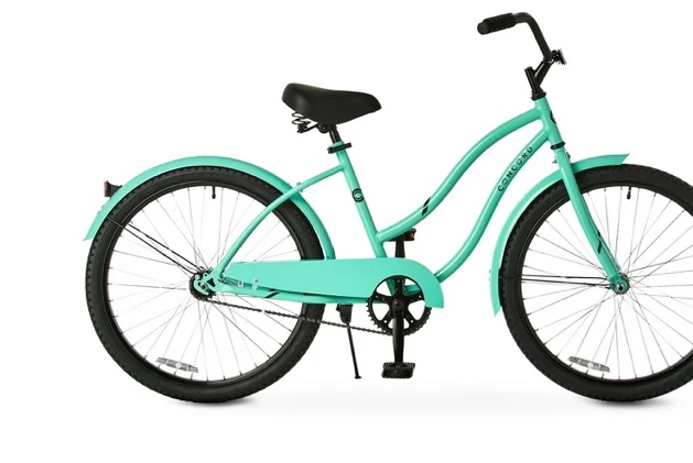 Concord 24" Pacifica Cruiser Bike, Fits Riders 4'8" - 5'8", Pastel Green, Women's