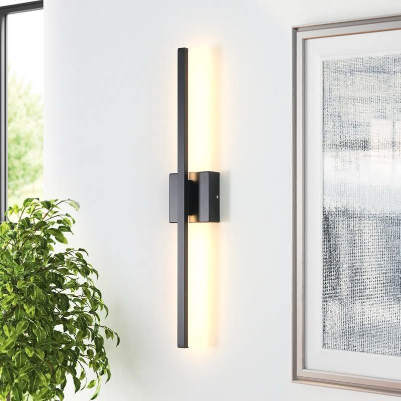 Haamed Aluminum Metal LED Flush Mounted Sconce