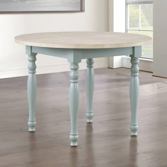darcy 42" round wood dining table