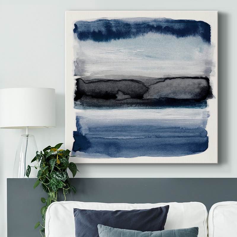 Navy Sky II-Gallery Wrapped Canvas