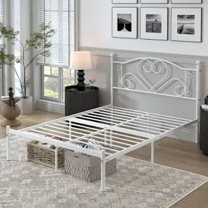 double bed wayfair love heart