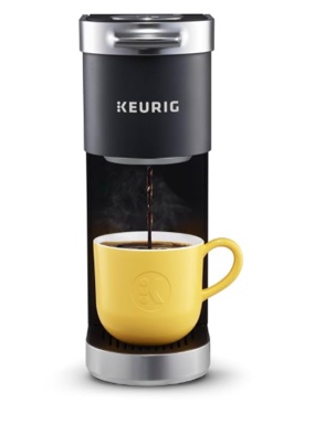 Keurig K-Mini Plus Single Serve K-Cup Pod Coffee Maker, with 6 to 12oz Brew Size, Stores up to 9 K-Cup Pods, Travel Mug Friendly, Matte Black