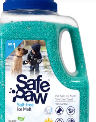 Safe Paw Salt Free Ice Melter for Dogs