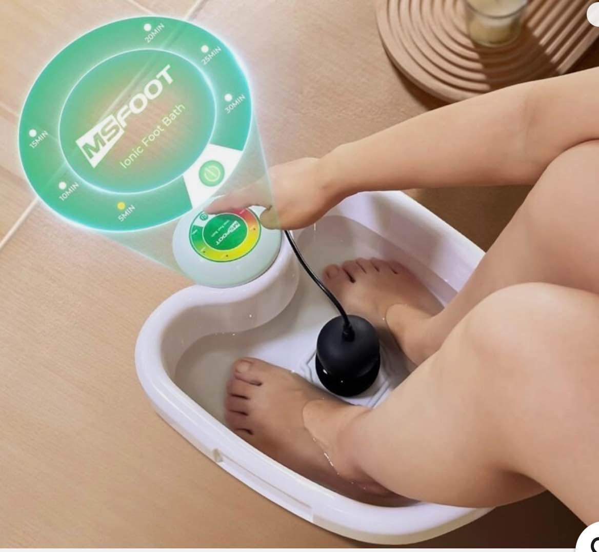 MSFoot Ionic Foot Detox Machine Foot Spa Bath for Home Use, ( USED)