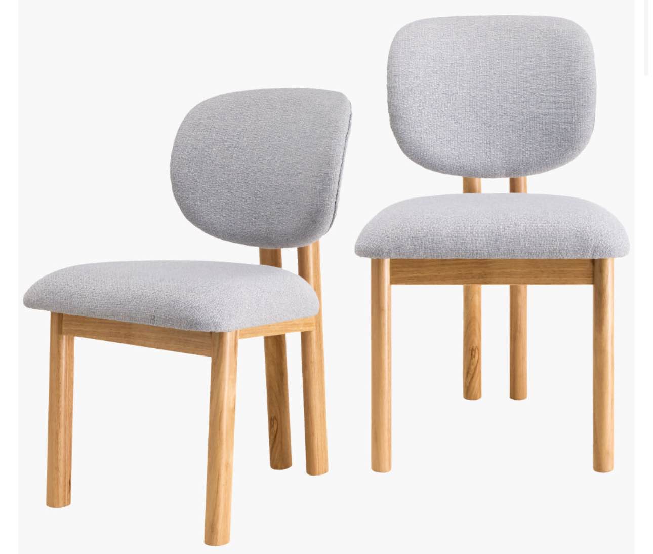 Rena Dining Chair, Set of 2 ( Has one broken leg shown in pictures)