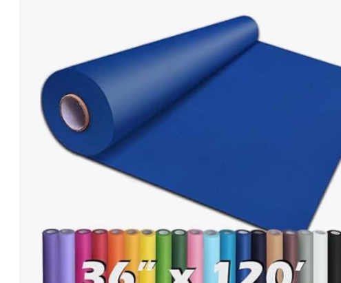 PerkHomy 36" x 1,440" (120') Navy Blue Kraft Paper Roll for Craft Bulletin Board Paper Art Table Cov