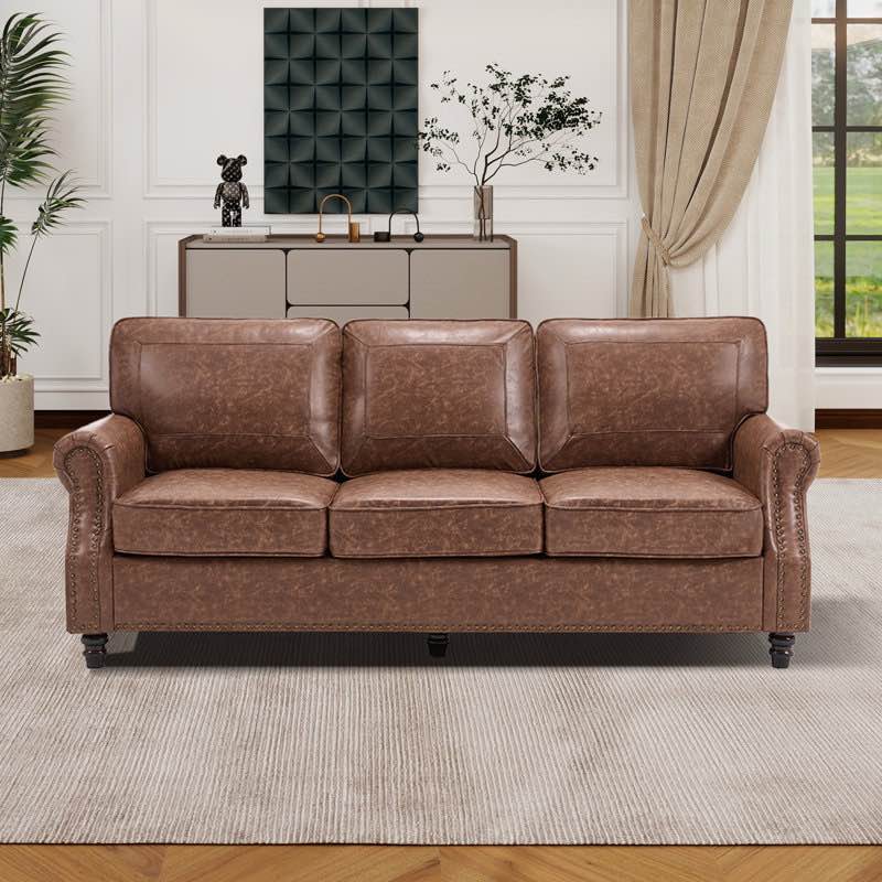 Amarius 80" Wide Rolled Arm Sofa