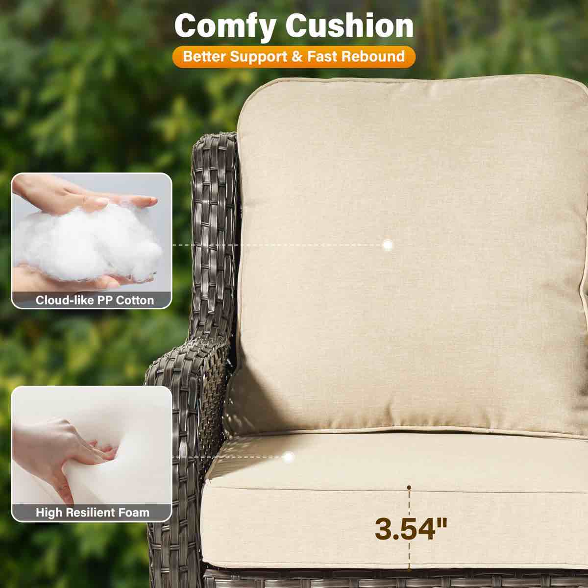 Wicker Patio Furniture Set