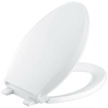 Kohler Brevia Slow Close Round White Plastic Toilet Seat