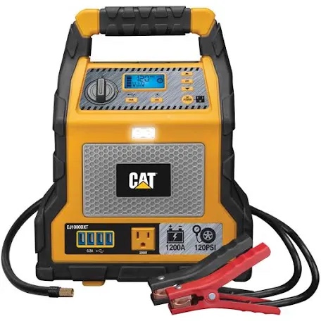 CAT CJ1000DXT 1200 Peak Amp Jump Starter and Powerstation w/200 watt Inverter