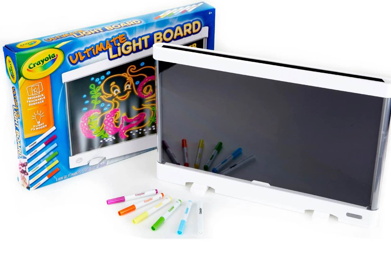Crayola Ultimate Light Board - White,  Tracing & Drawing Board for Kids, School Supplies, Light Up Kids Toy, Ages 6+