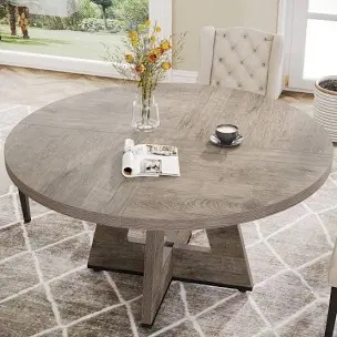 (table top only) 47 inch round dining table by gracie oaks