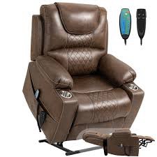 Faux Air Leather Recliner Chair Of Box2 of 2
