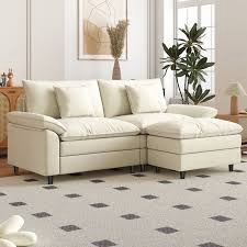 83.9-Inch L-Shaped Modular Sectional In Chenille Fabric