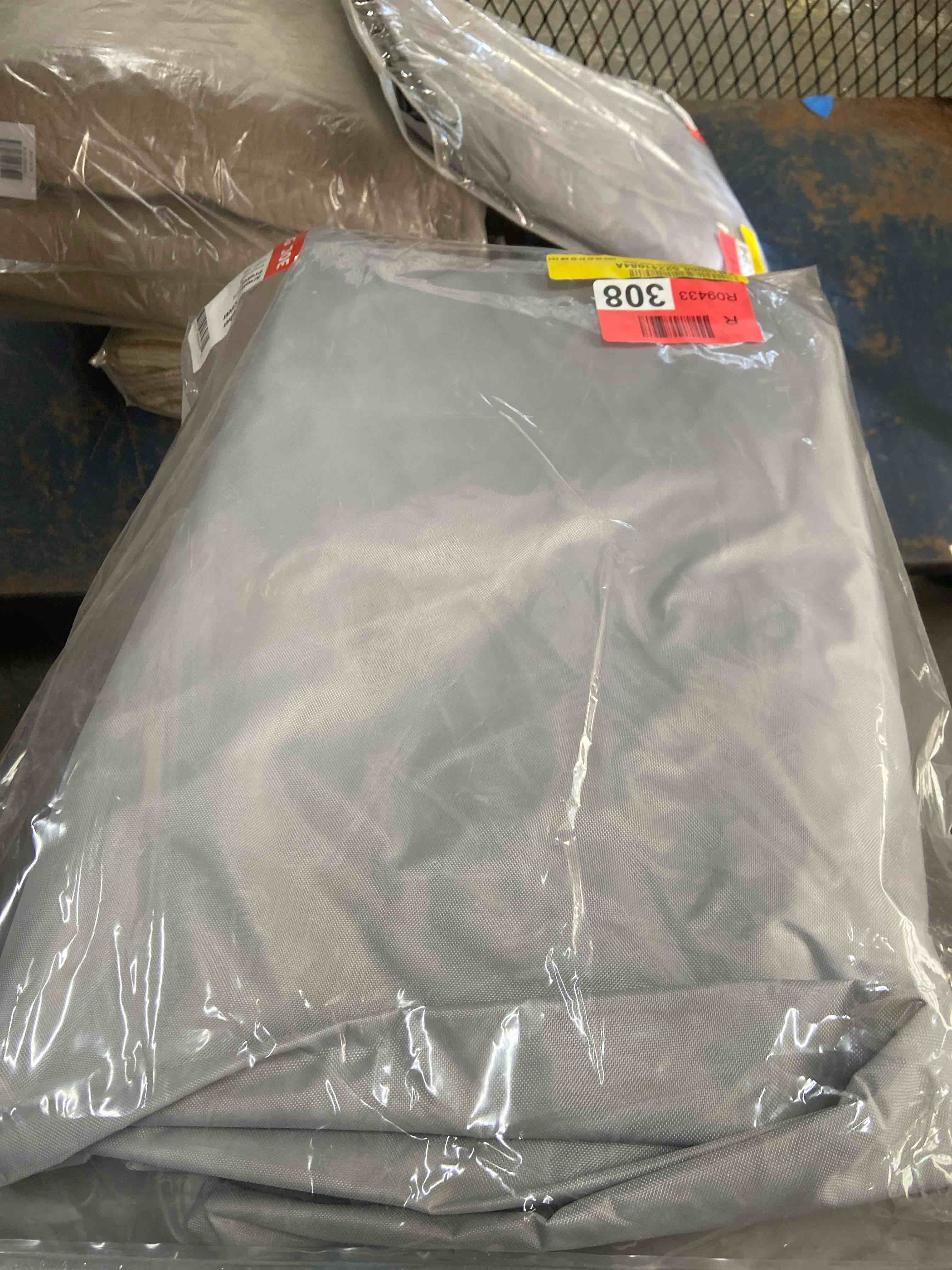 Condition photo showing New/Like New for  big joes armless weather protective cover smartmax light gray cover