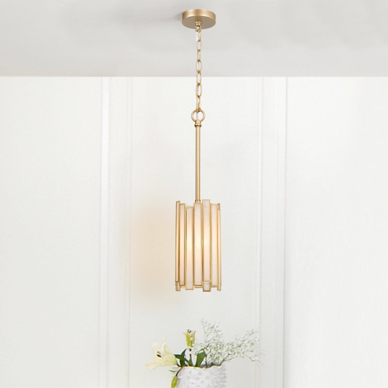 atchison 1 - light 4.3" wide mini single cylinder pendant for sma 