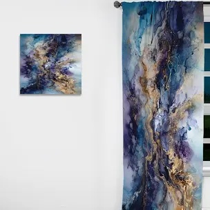 gold purple captivating liquid ink | - abstract marble blackout abstre