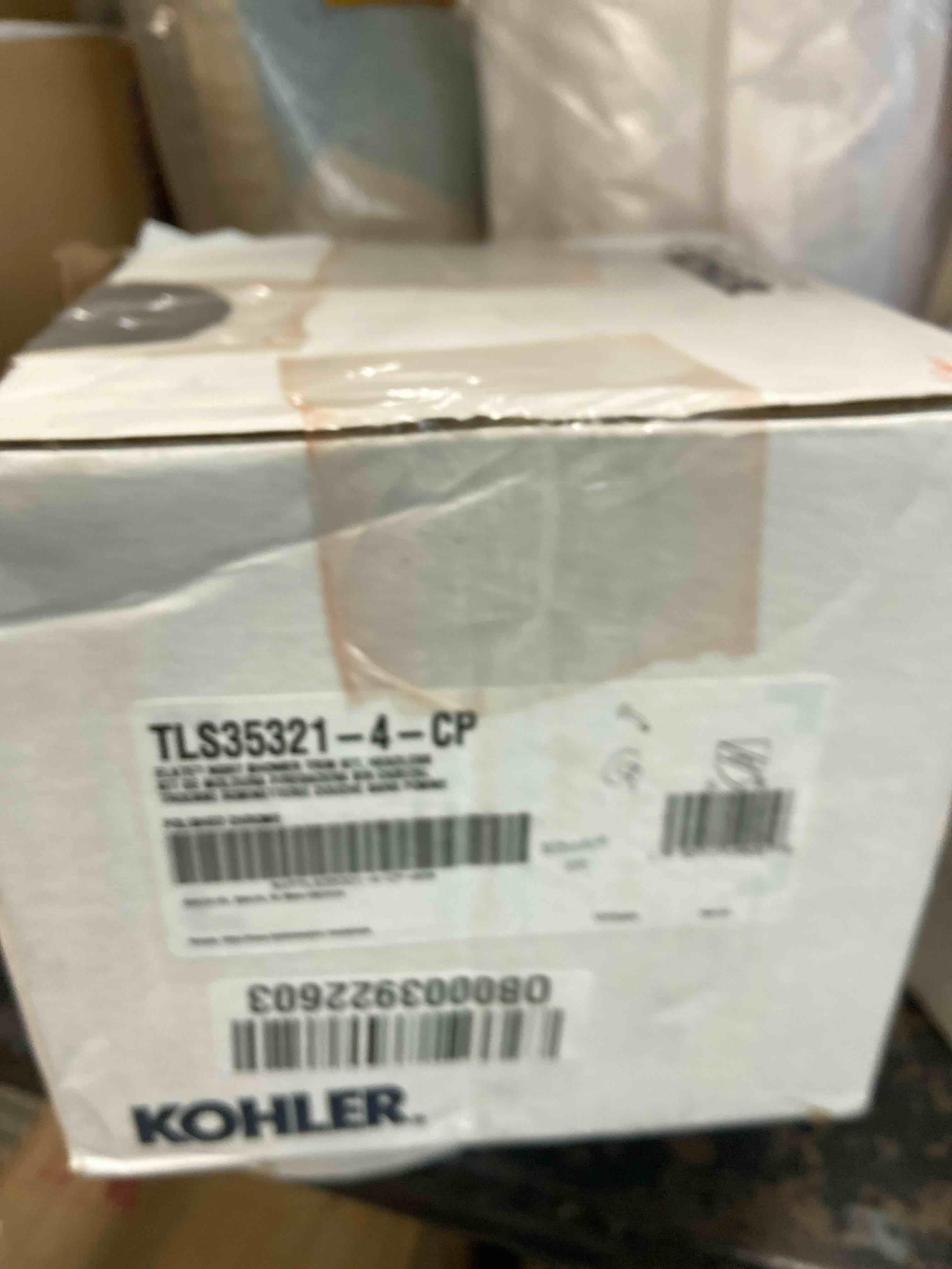 Condition photo showing As Is for elate 1-handle wall mount shower trim kit in polished chrome (valve not included)