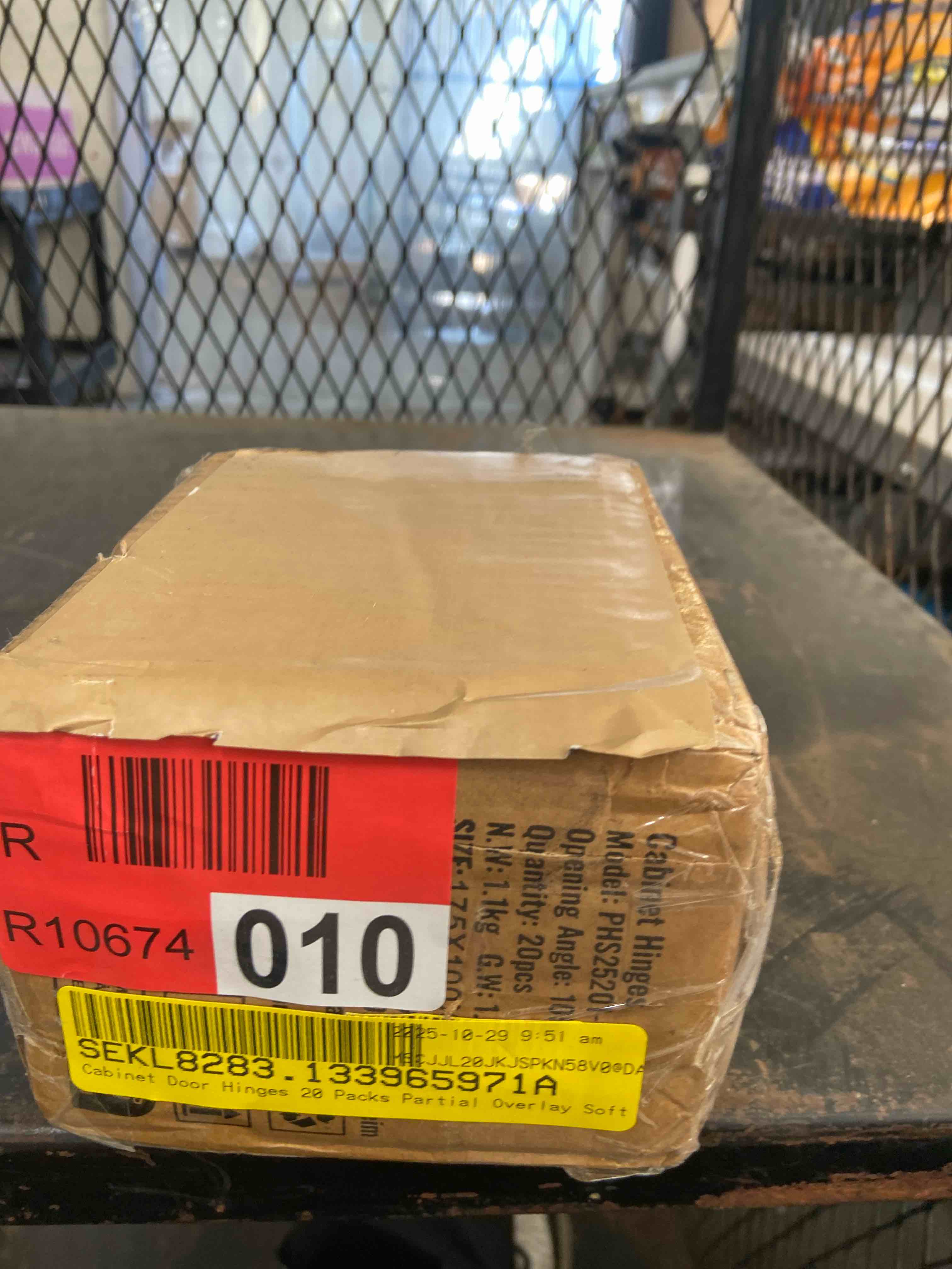 Condition photo showing New/Like New for 20 pack soft close cabinet door hinges for 1/2" partial overlay cupboard, 100 degree opening angel, stainless concealed kitchen cabinet hinges with mounting screws and manual 20 1/2 inch overlay