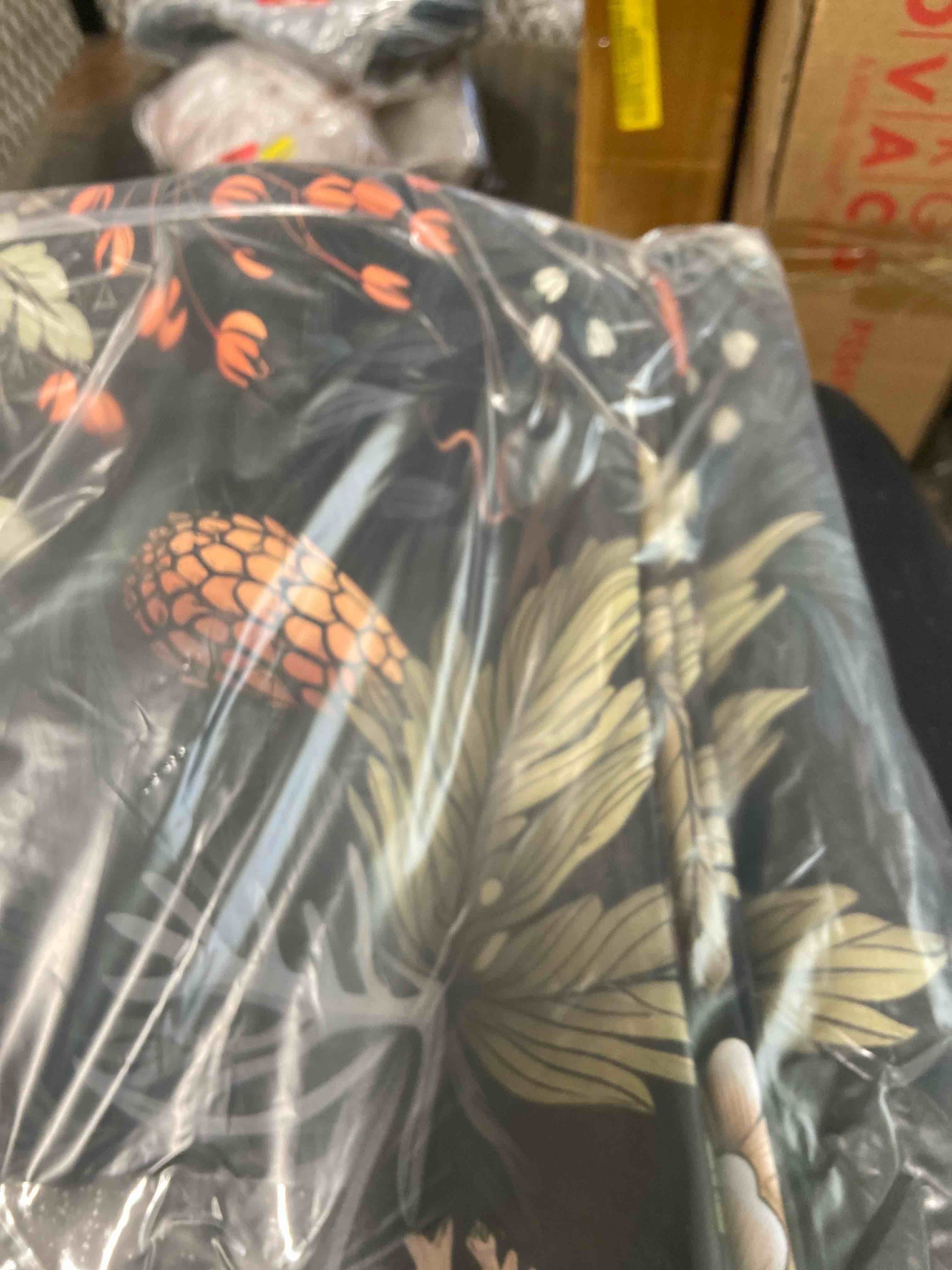 Condition photo showing New/Like New for rustic wilderness cottage charm - traditional blackout floral curtain