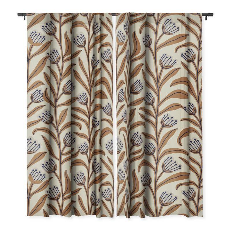 Xeni Polyester Blackout Curtain Single Panel