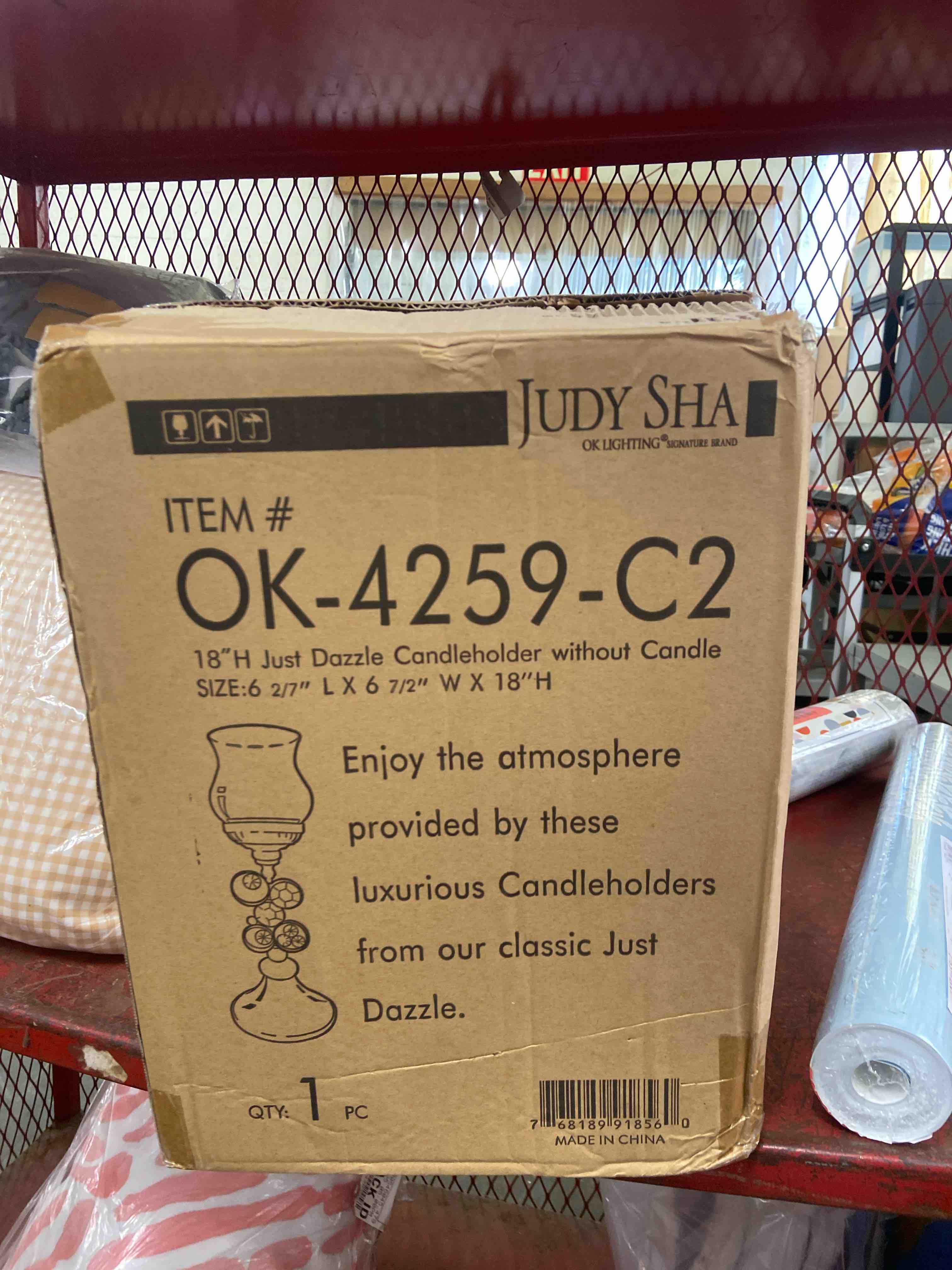 Condition photo showing Good Condition for just dazzle candleholder without candle