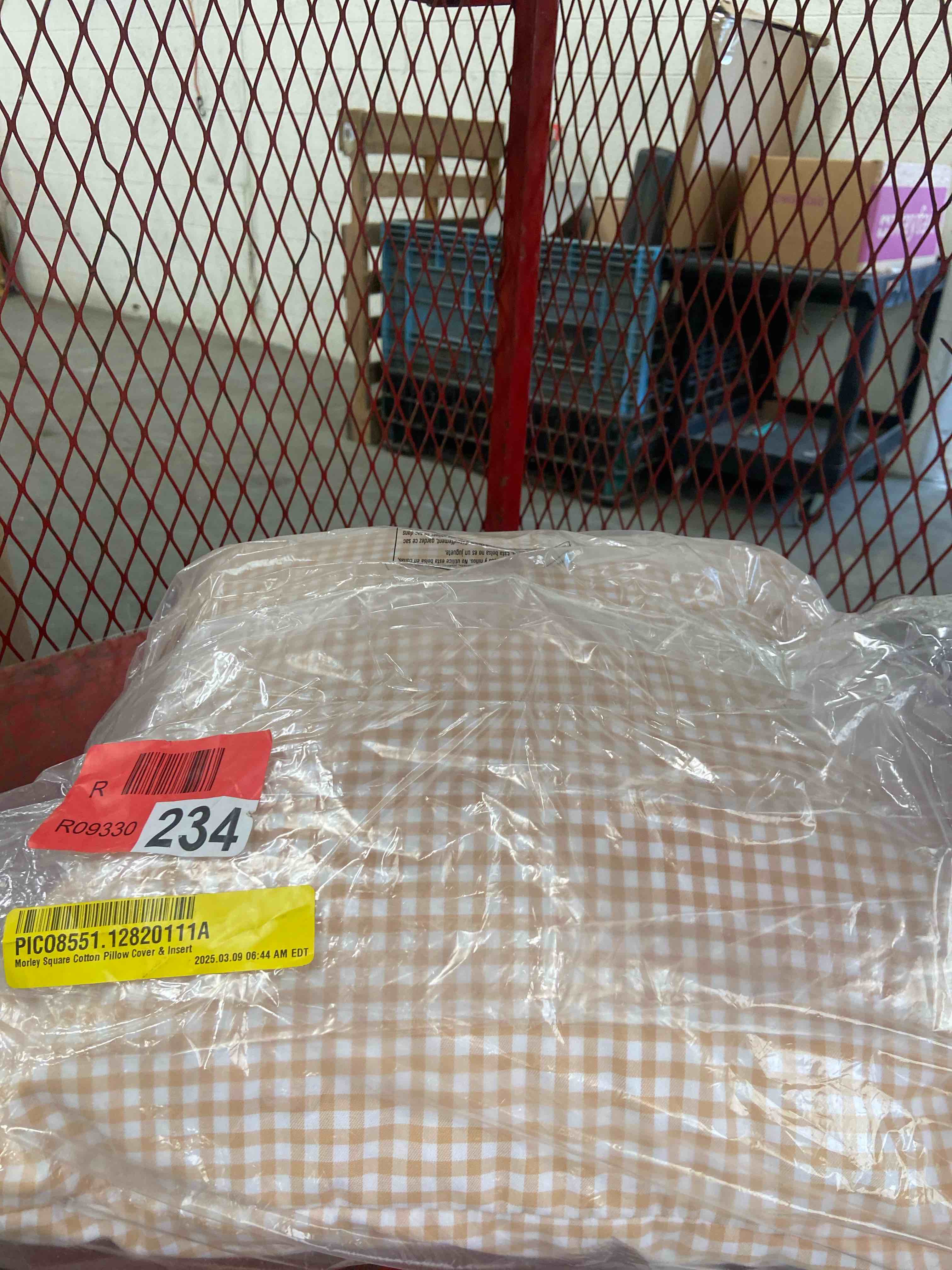 Condition photo showing New/Like New for  morley square cotton pillow cover & insert
